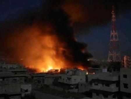 قصف إسرائيلي في محيط دمشق