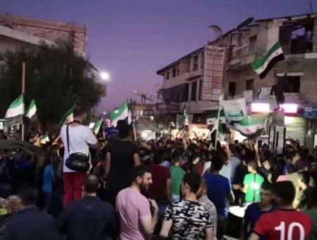 مظاهرات سابقة بريف حلب