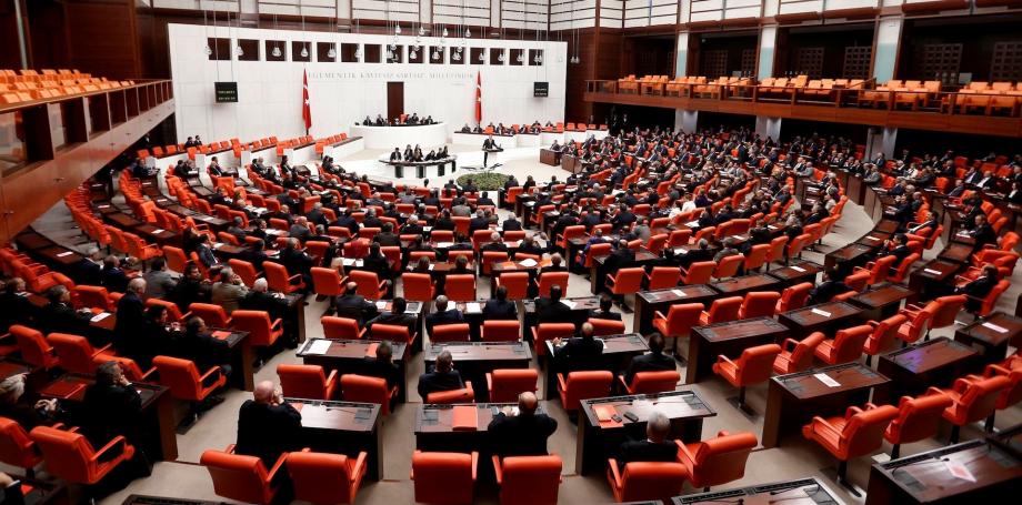 صورة أرشيفية لإحدى جلسات البرلمان التركي