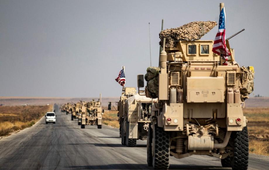 قافلة عسكرية أمريكية في سوريا