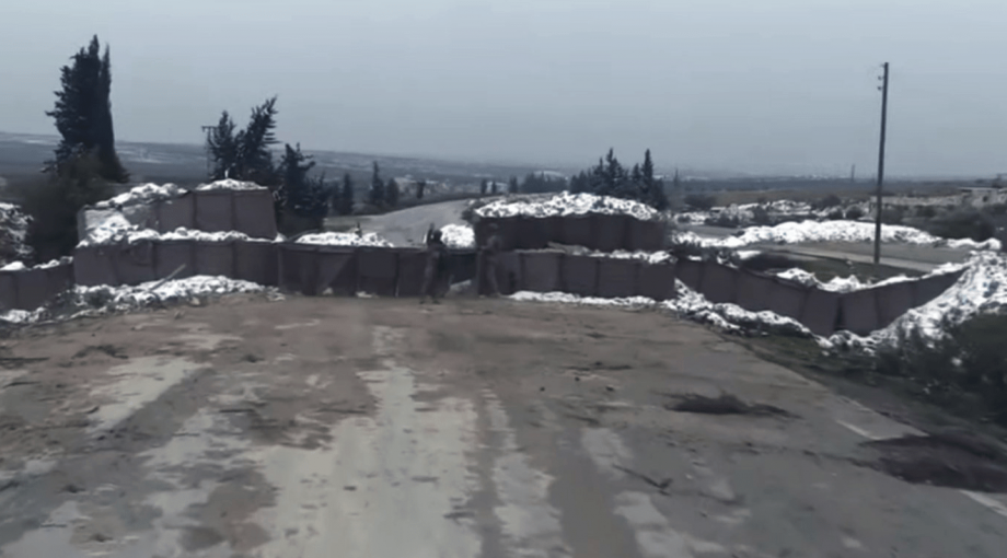 قطع طريق M5 من القوات التركية