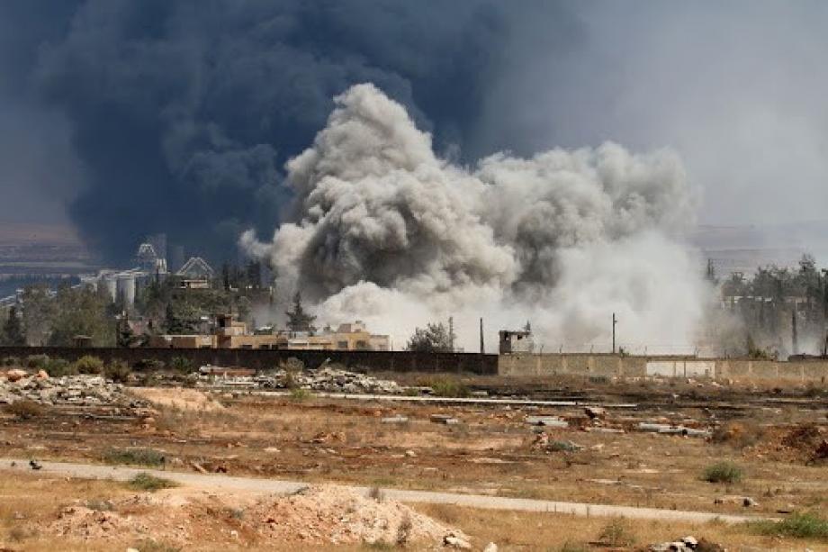 4 آلاف قذيفة و544 غارة استهدفت ريف حلب الشهر المنصرم