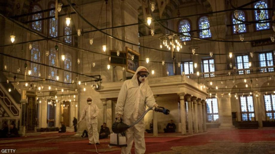 لن تتمكن المساجد في تركيا من صلاة الجماعة بسبب انتشار فيروس كورونا