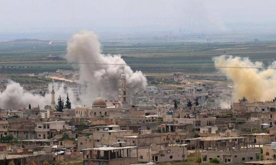 صورة أرشفية لقصف نفذته ميليشيات النظام في سوريا