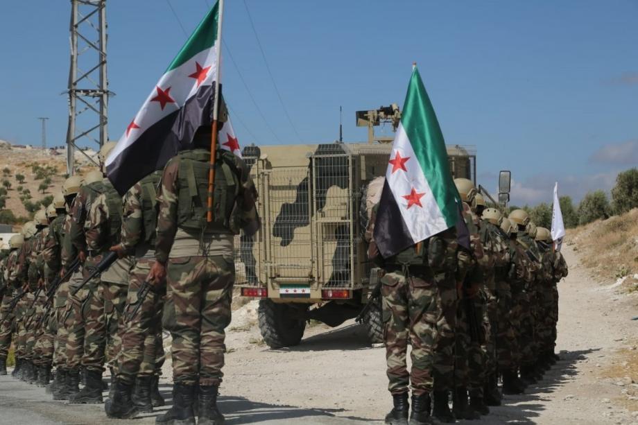 مقاتلون في فصائل الجيش الوطني بالشمال السوري