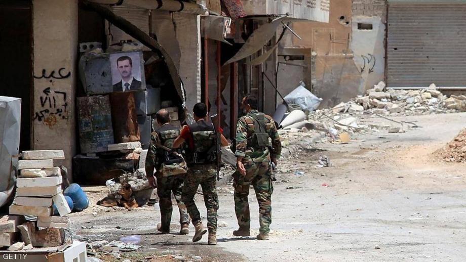 مجموعة من ميليشيات الأسد في سوريا