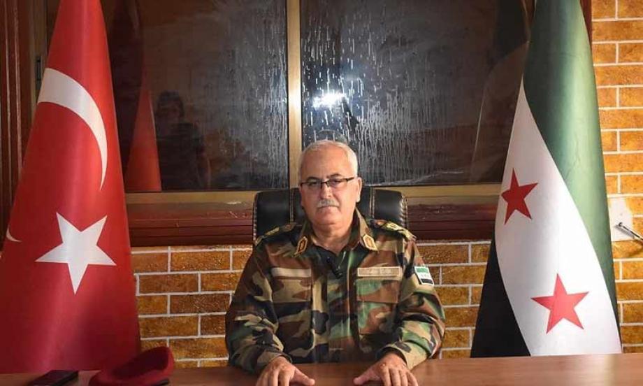 وزير الدفاع ورئيس هيئة الأركان العامّة في الجيش الوطني السوري اللواء سليم إدريس
