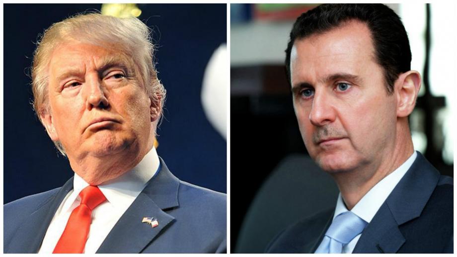 الرئيس-السوري-بشار-الأسد-ونظيره-الأمريكي-دونالد-ترامب
