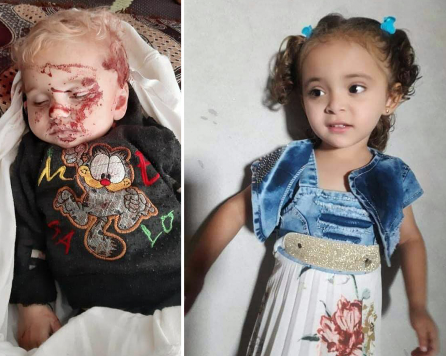 الطفلتان المتوفيتان بمخيم كللي شمال إدلب