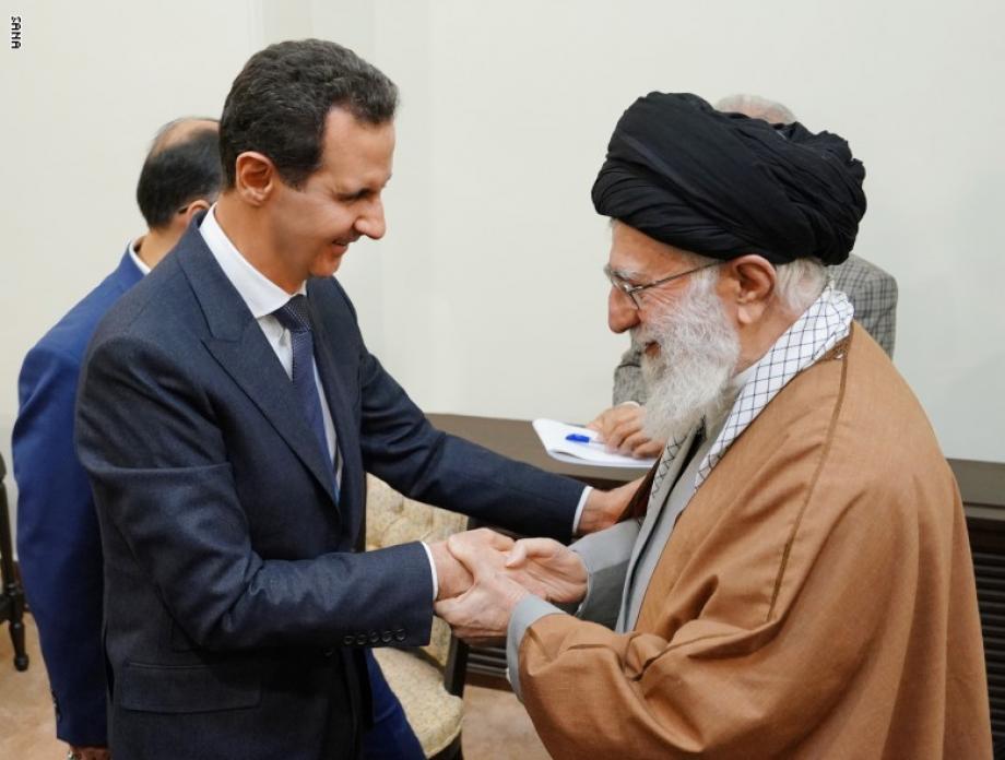 بشار الأسد وخامنئي