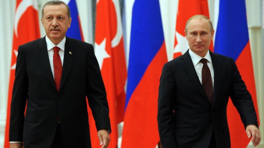 الرئيسان بوتين وأردوغان خلال لقاء بينهما