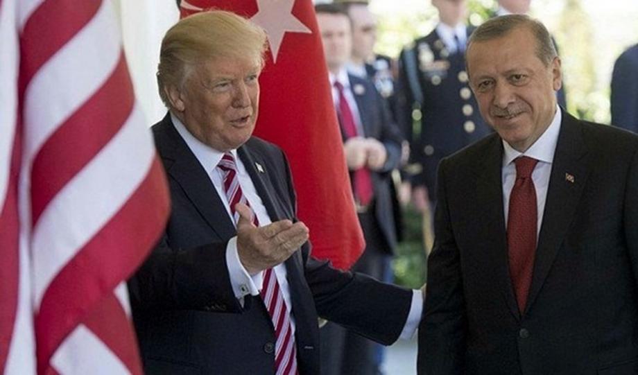 الرئيسان ترامب وأردوغان خلال لقاء سابق
