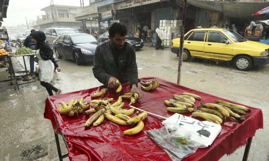 أحد أسواق مدينة دمشق في سوريا