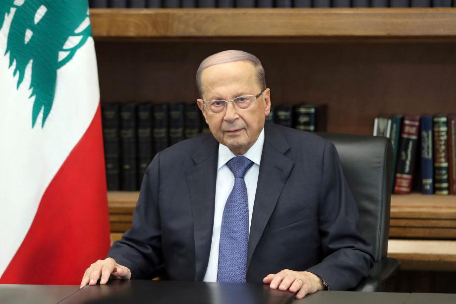 رئيس لبنان ميشال عون.
