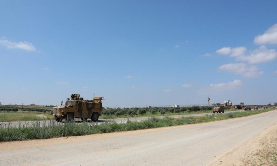 تسيير الدورية الروسية التركية المشتركة على طريق حلب اللاذقية