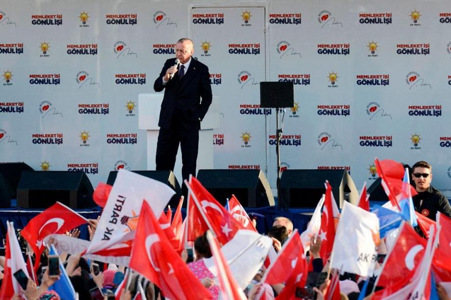 الرئيس التركي رجب طيب أردوغان خلال إحدى الفعاليات