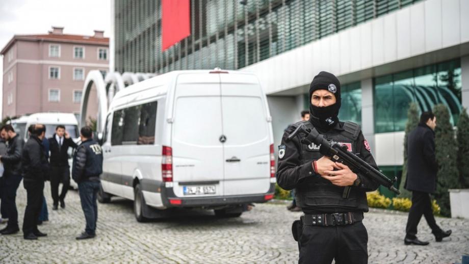 الأمن التركية خلال اعتقال أحد المطلوبين