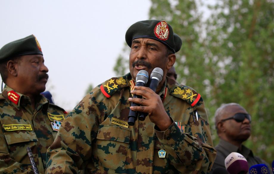 رئيس مجلس السيادة الانتقالي في السودان، عبد الفتاح البرهان