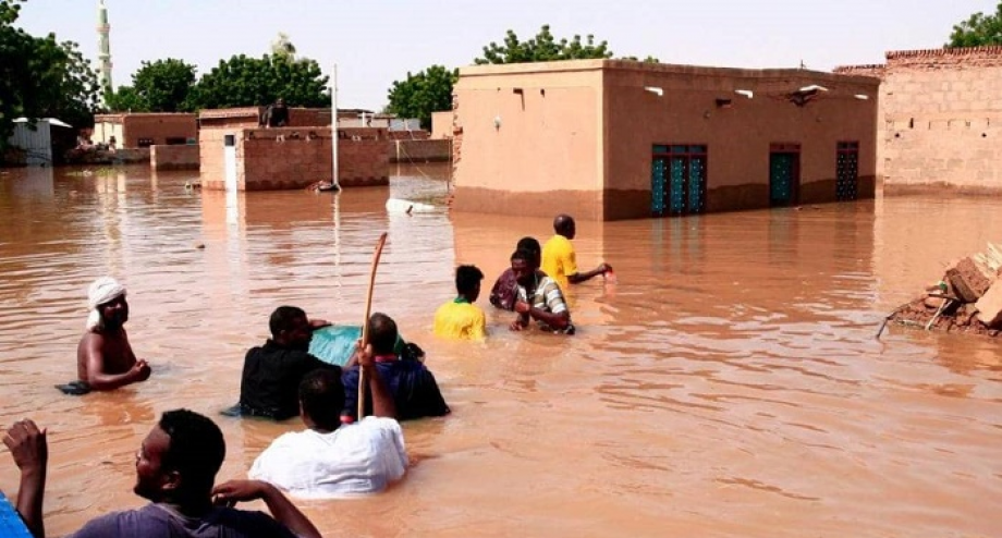 آثار الفيضانات في السودان
