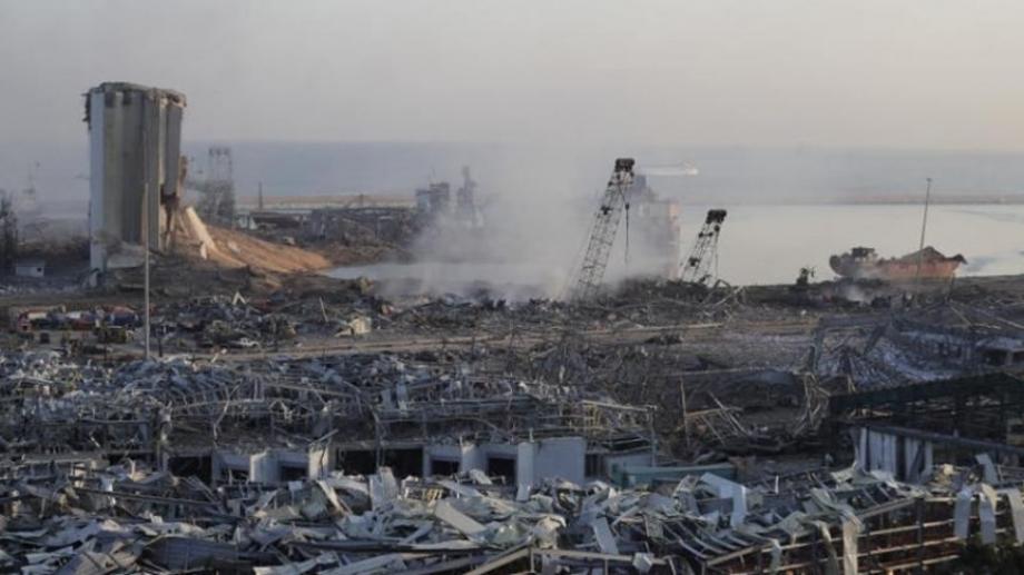 آثار انفجار بيروت