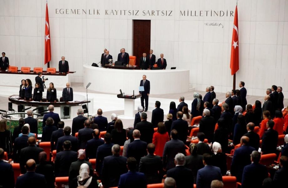 جلسة سابقة للبرلمان التركي