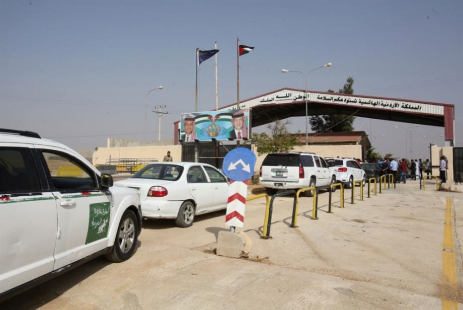 معبر نصيب الحدودي بين الأردن وسوريا