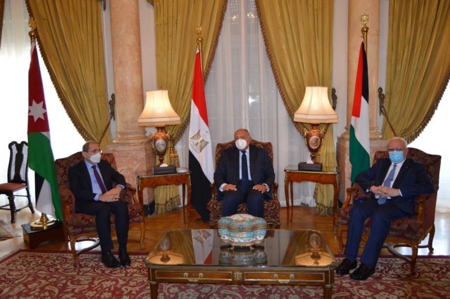 القاهرة: لقاء ثلاثي بين مصر والأردن وفلسطين