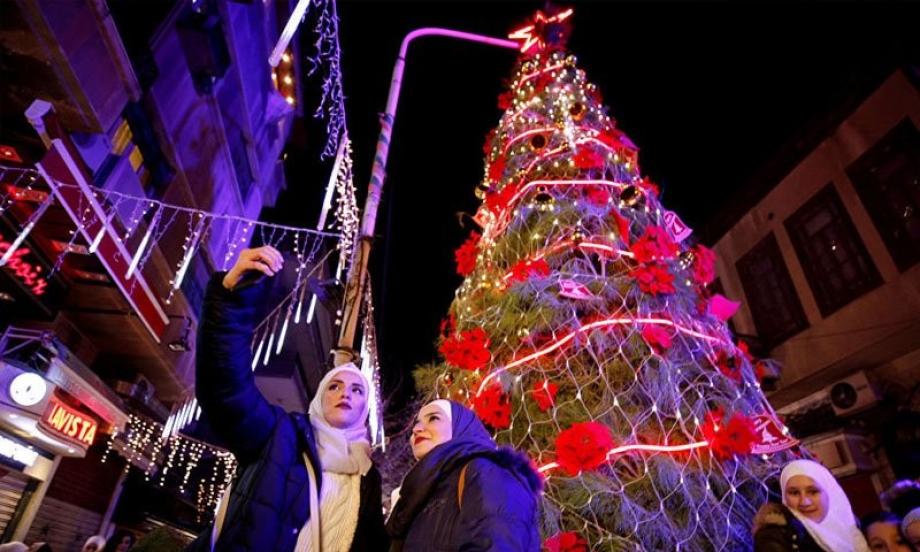 احتفالات رأس السنة في دمشق