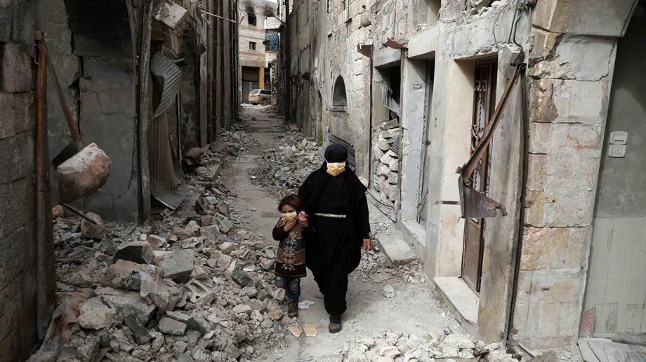 دمار في إدلب نتيجة قصف طائرات نظام الأسد وروسيا