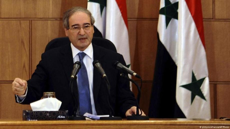 وزير خارجية النظام السوري فيصل المقداد