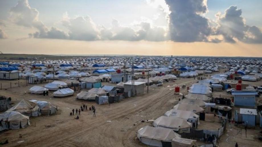 مخيم الهول شمال شرقي سوريا