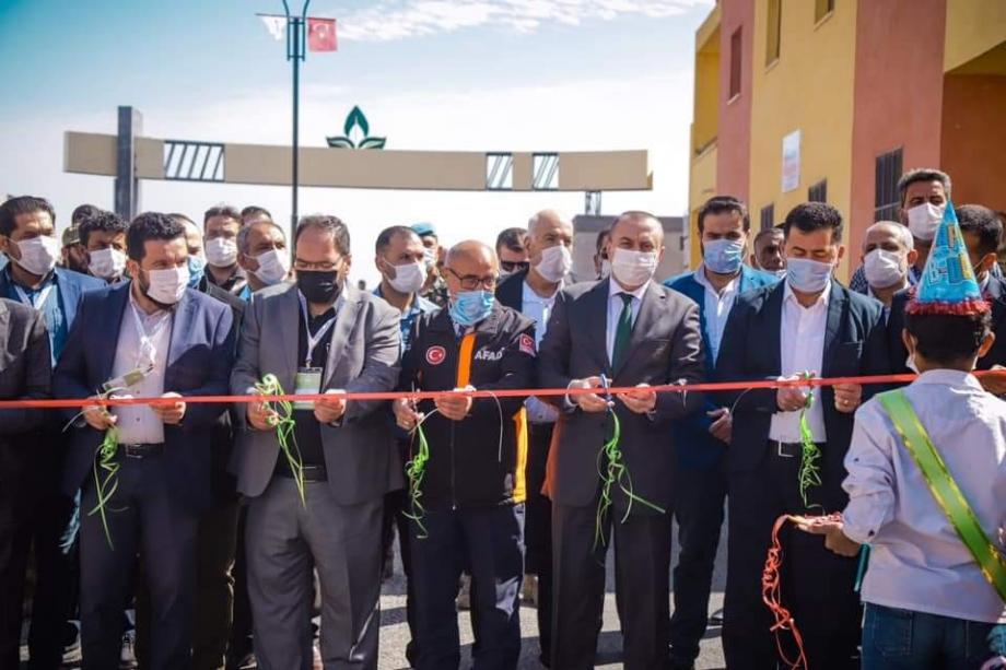 افتتاح المرحلة الأولى من تجمع عطاء السكني الثالث في ريف جرابلس