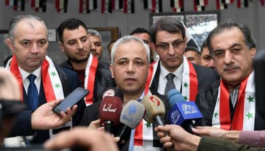 وزير الاتصالات في حكومة نظام الأسد إياد الخطيب