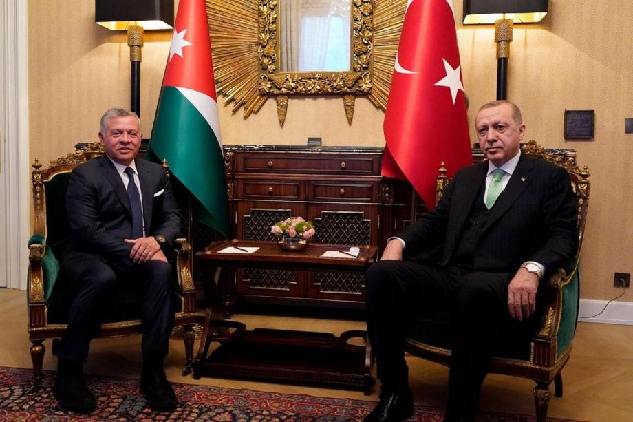أردوغان والملك عبدالله الثاني