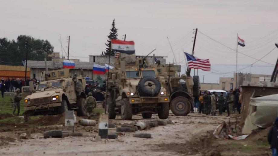 قوات أمريكية وروسية شرقي سوريا