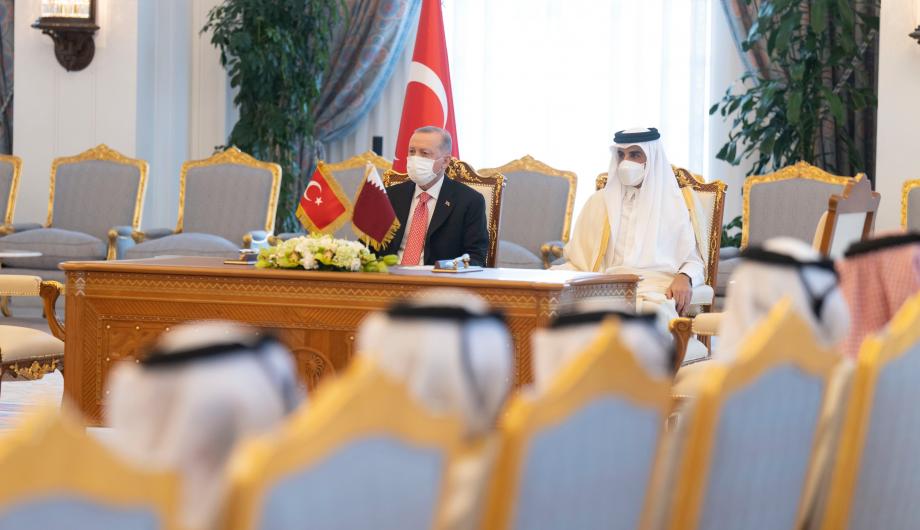 أمير قطر ورئيس تركيا
