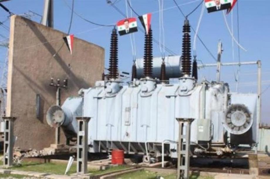 شبكة الكهرباء في سوريا