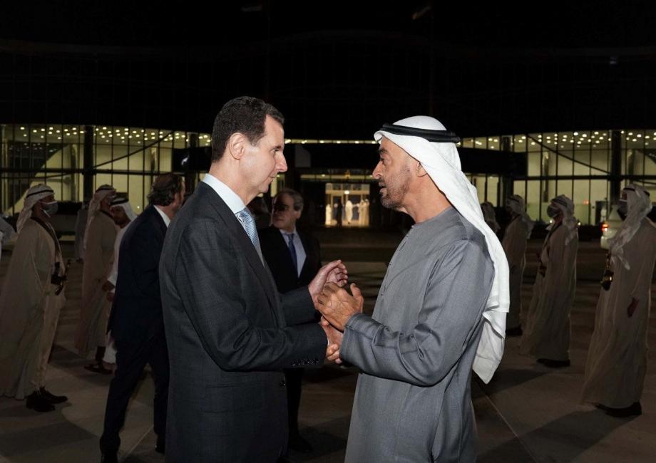 بن راشد يستقبل الأسد في دبي