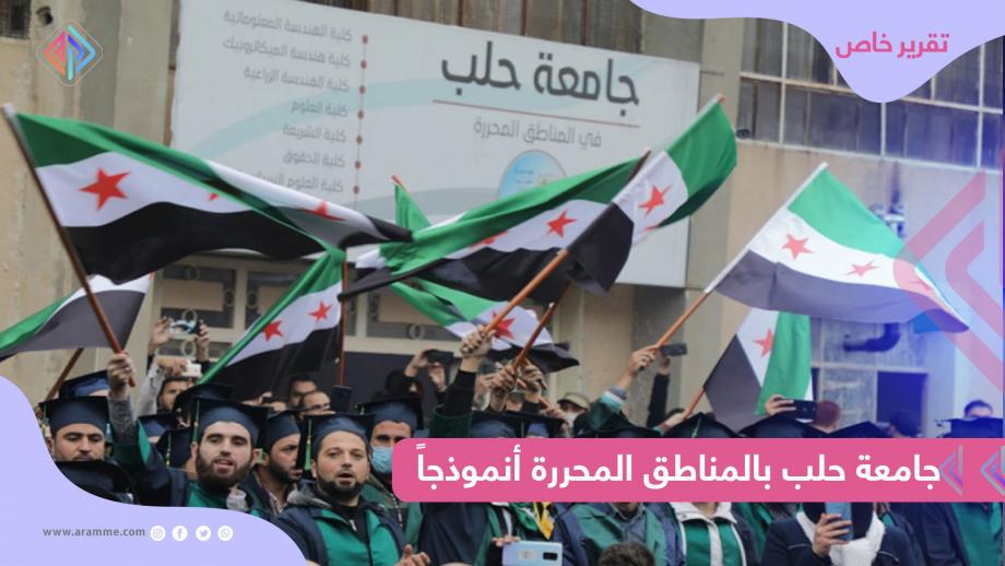 جامعة حلب بالمناطق المحررة أنموذجاً