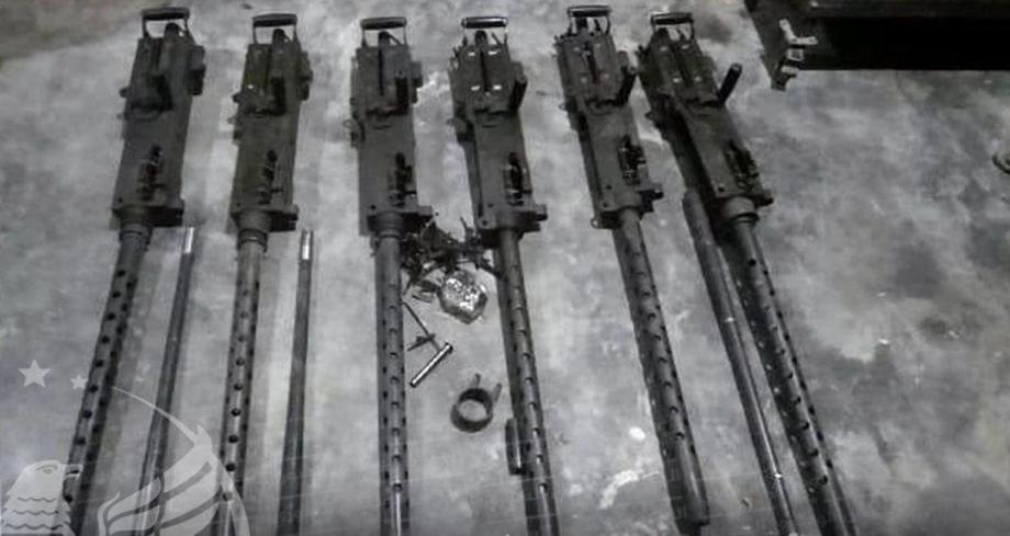أسلحة صادرها الجيش الوطني السوري