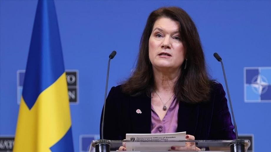 وزيرة الخارجية السويدية آن ليندي