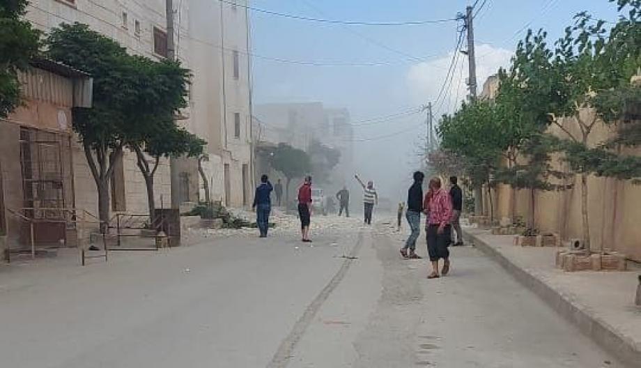 قصف على مدينة الباب بريف حلب