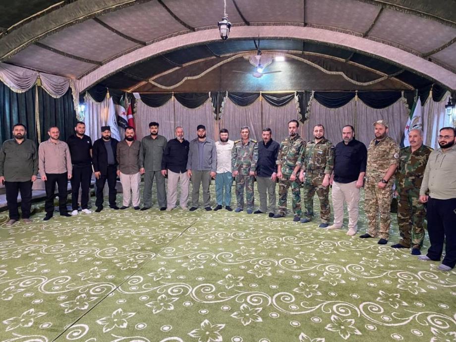 اجتماع قادة الجيش الوطني السوري