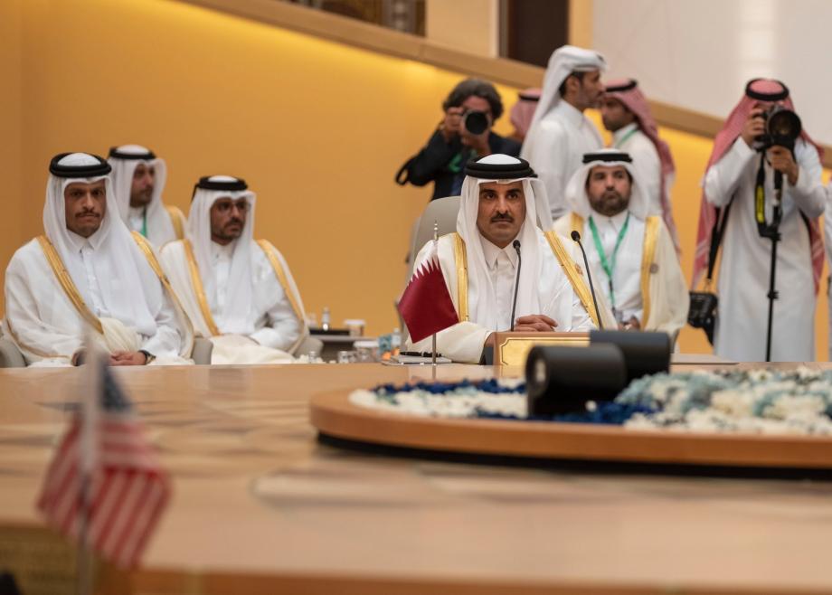 أمير قطر في قمة جدة
