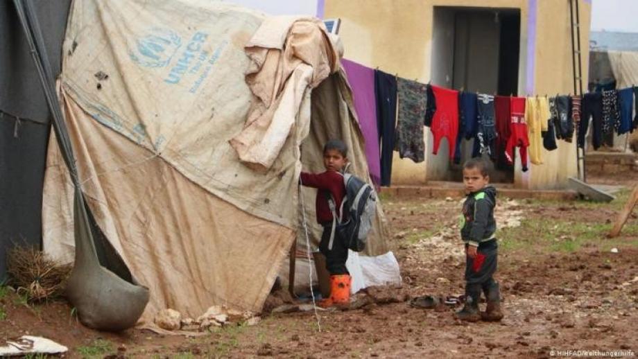 مخيمات النازحين شمالي سوريا