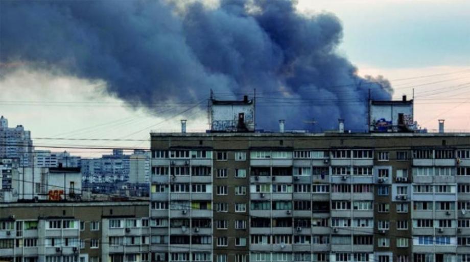 قصف روسي على كييف