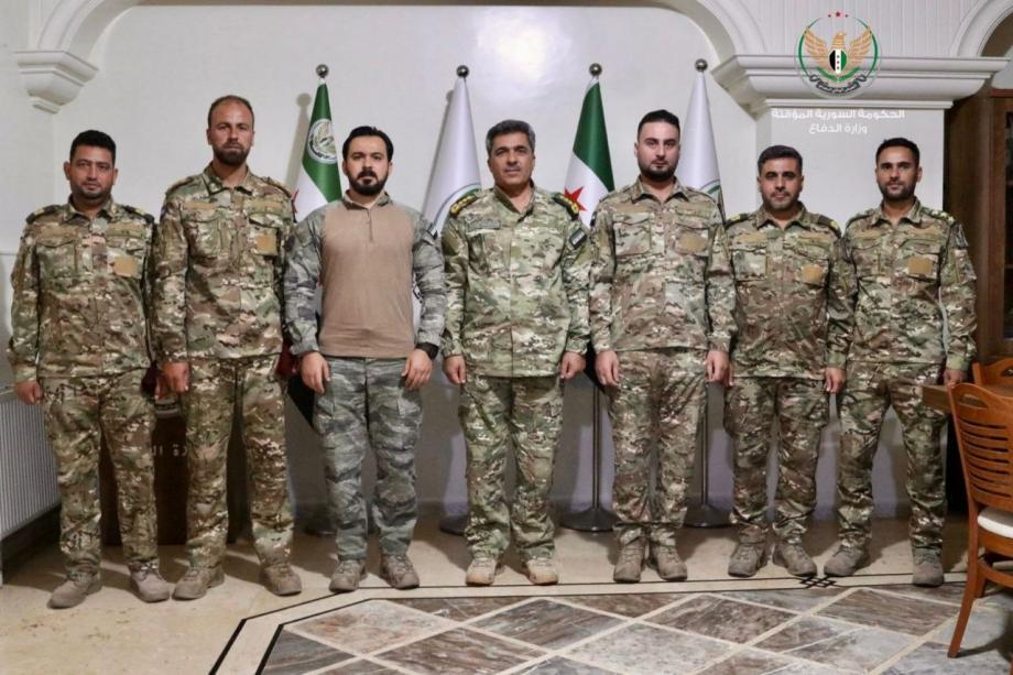 قادة من الجيش الوطني السوري