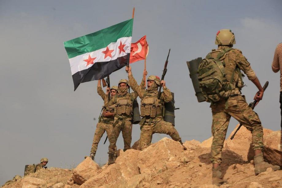 مقاتلون في الجيش الوطني السوري