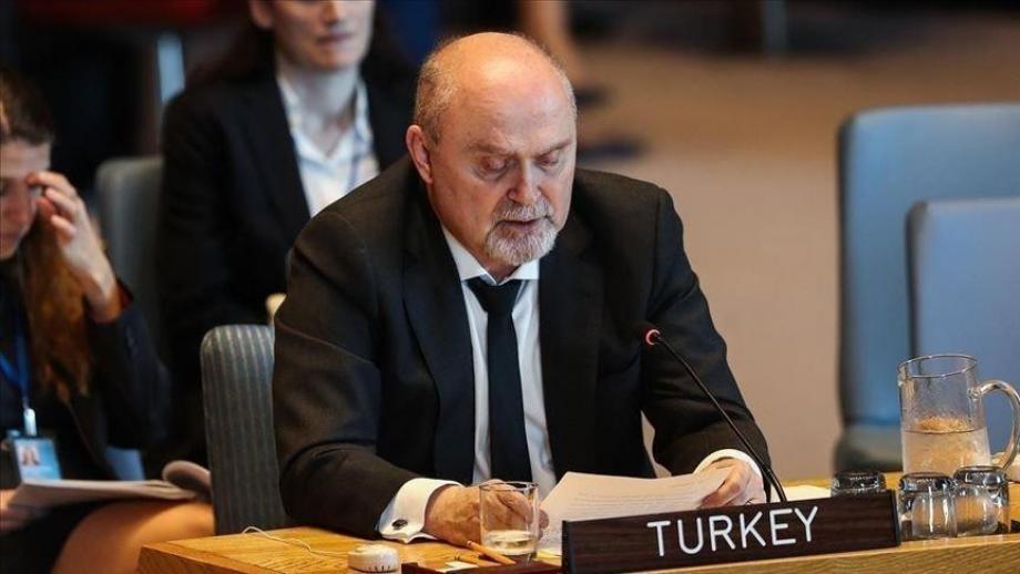 مندوب تركيا الدائم لدى الأمم المتحدة فريدون سينيرلي أوغلو