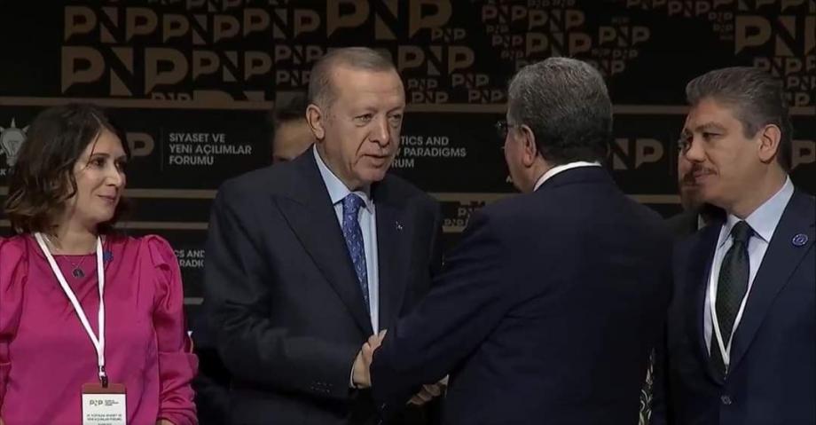 رئيس الائتلاف الوطني سالم المسلط في لقاء رجب طيب أردوغان